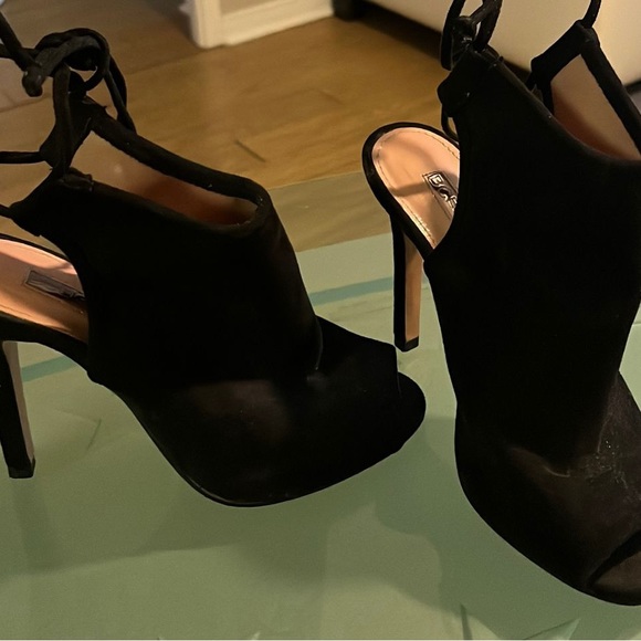 Bcbg generation suede sandals heels open toe - Picture 4 of 4